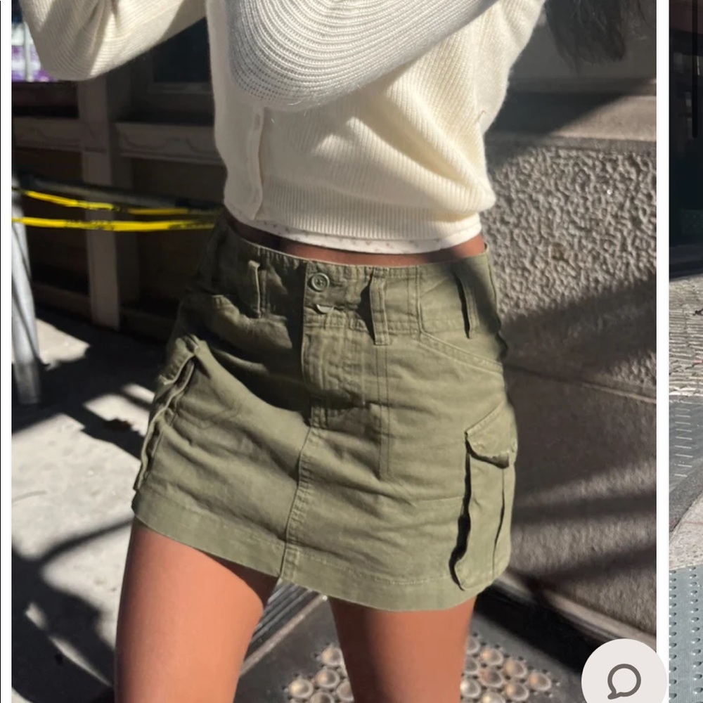 Brandy Melville cargo skirt